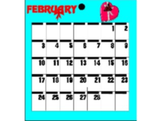 Sticker Custom Preview Image #042429 Calendar Templates13 February Fri