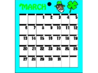 Sticker Custom Preview Image #042433 Calendar Templates17 March Tues