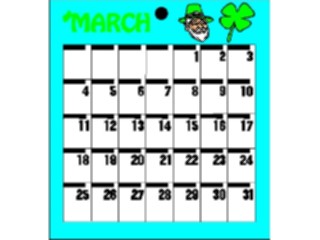 Sticker Custom Preview Image #042435 Calendar Templates19 March Thurs