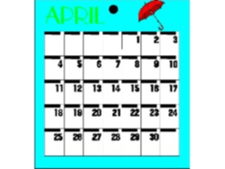 Sticker Custom Preview Image #042442 Calendar Templates26 April Thurs