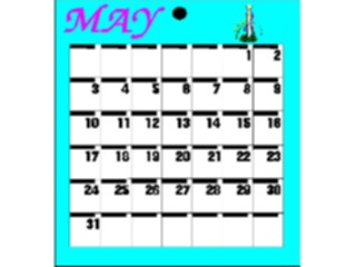 Sticker Custom Preview Image #042450 Calendar Templates34 May Fri