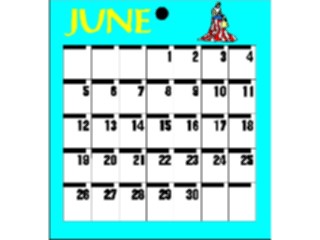 Sticker Custom Preview Image #042455 Calendar Templates39 June Wed