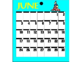 Sticker Custom Preview Image #042457 Calendar Templates41 June Fri