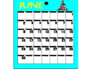 Sticker Custom Preview Image #042458 Calendar Templates42 June Sat