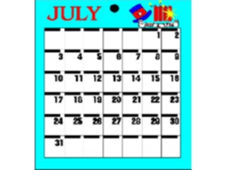 Sticker Custom Preview Image #042464 Calendar Templates48 July Fri