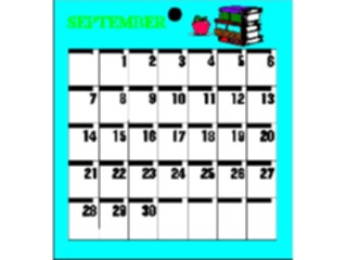 Sticker Custom Preview Image #042474 Calendar Templates58 September Mon