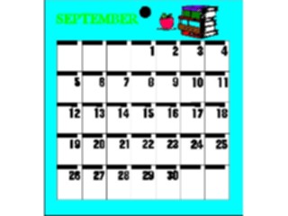 Sticker Custom Preview Image #042476 Calendar Templates60 September Wed