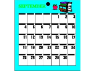 Sticker Custom Preview Image #042477 Calendar Templates61 September Thurs