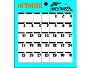 Sticker Custom Preview Image #042484 Calendar Templates68 October Thurs