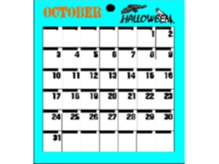 Sticker Custom Preview Image #042485 Calendar Templates69 October Fri