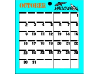 Sticker Custom Preview Image #042486 Calendar Templates70 October Sat