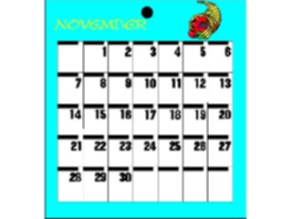 Sticker Custom Preview Image #042488 Calendar Templates72 November Mon