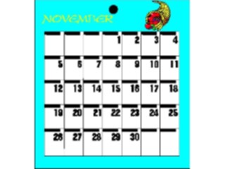 Sticker Custom Preview Image #042490 Calendar Templates74 November Wed