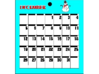 Sticker Custom Preview Image #042497 Calendar Templates81 December Wed