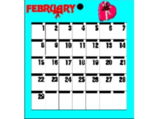 Sticker Custom Preview Image #042501 Calendar Templates85 February Leap Sun