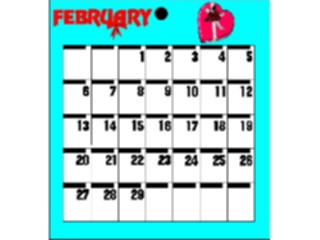 Sticker Custom Preview Image #042503 Calendar Templates87 February Leap Tues