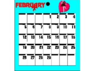 Sticker Custom Preview Image #042504 Calendar Templates88 February Leap Wed