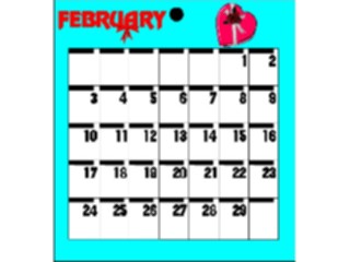 Sticker Custom Preview Image #042506 Calendar Templates90 February Leap Fri