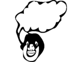 Sticker Custom Preview Image #042731 Cartoons Balloons Facewith Balloon2