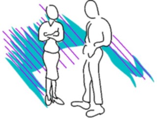 Sticker Custom Preview Image #042748 Cartoons Body Language Discussion2