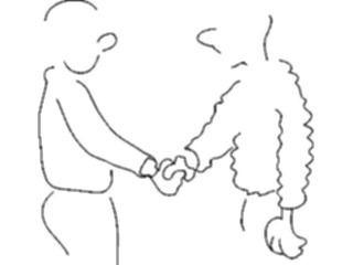 Sticker Custom Preview Image #042769 Cartoons Body Language Handshake1