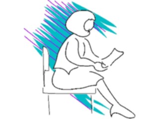 Sticker Custom Preview Image #042801 Cartoons Body Language Reading2