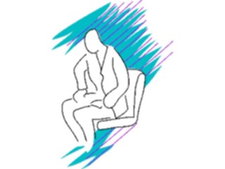 Sticker Custom Preview Image #042810 Cartoons Body Language Slouching1