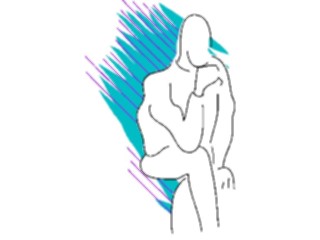 Sticker Custom Preview Image #042823 Cartoons Body Language Thinking5