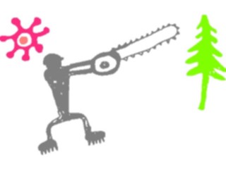 Sticker Custom Preview Image #042891 Cartoons Cave Critters Lumberjack