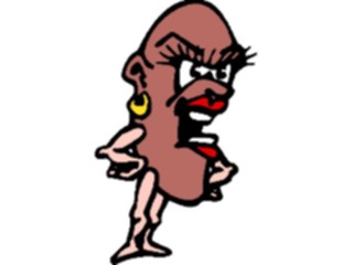 Sticker Custom Preview Image #042954 Cartoons Human Beans Angry1