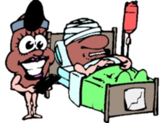 Sticker Custom Preview Image #042990 Cartoons Human Beans Doctor Patient