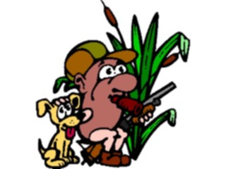 Sticker Custom Preview Image #043006 Cartoons Human Beans Hunting