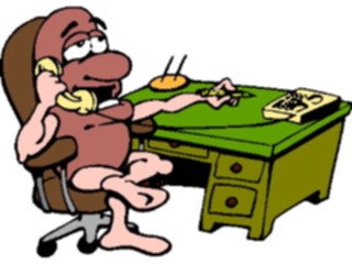 Sticker Custom Preview Image #043019 Cartoons Human Beans Onthe Phone2