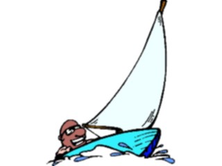 Sticker Custom Preview Image #043033 Cartoons Human Beans Sailing