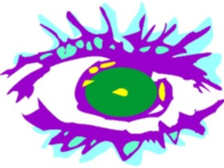 Sticker Custom Preview Image #043085 Cartoons Make Your Own Eye03