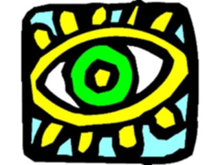 Sticker Custom Preview Image #043087 Cartoons Make Your Own Eye05