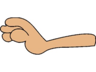 Sticker Custom Preview Image #043254 Cartoons Make Your Own Hand07