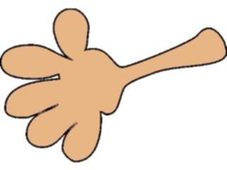 Sticker Custom Preview Image #043279 Cartoons Make Your Own Hand32