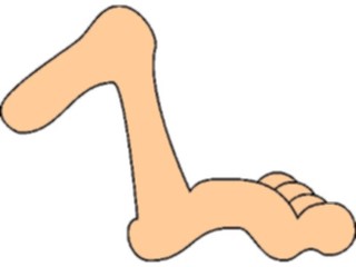 Sticker Custom Preview Image #043302 Cartoons Make Your Own Leg05