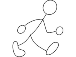 Sticker Custom Preview Image #043415 Cartoons Make Your Own Stick Figure1