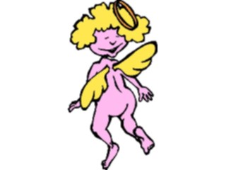 Sticker Custom Preview Image #043438 Cartoons Offbeat Angel Behind