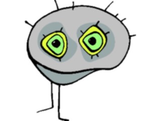 Sticker Custom Preview Image #043477 Cartoons Offbeat Ball Creature Mad