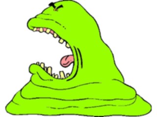 Sticker Custom Preview Image #043496 Cartoons Offbeat Blob Angry
