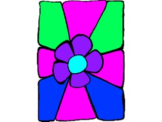 Sticker Custom Preview Image #043534 Cartoons Offbeat Box Flower Rays