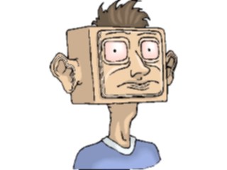 Sticker Custom Preview Image #043549 Cartoons Offbeat Boxhead