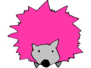 Sticker Custom Preview Image #043798 Cartoons Offbeat Fuzzy Front