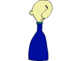 Sticker Custom Preview Image #043803 Cartoons Offbeat Genie Pulling