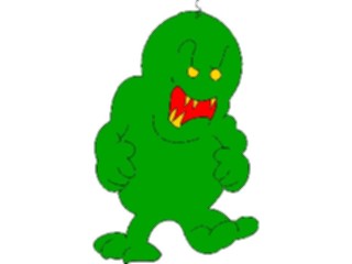 Sticker Custom Preview Image #043823 Cartoons Offbeat Green Glunk