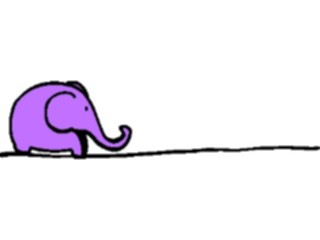 Sticker Custom Preview Image #043829 Cartoons Offbeat Ground Elephant
