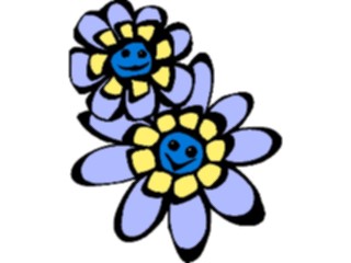 Sticker Custom Preview Image #043846 Cartoons Offbeat Happy Flowers